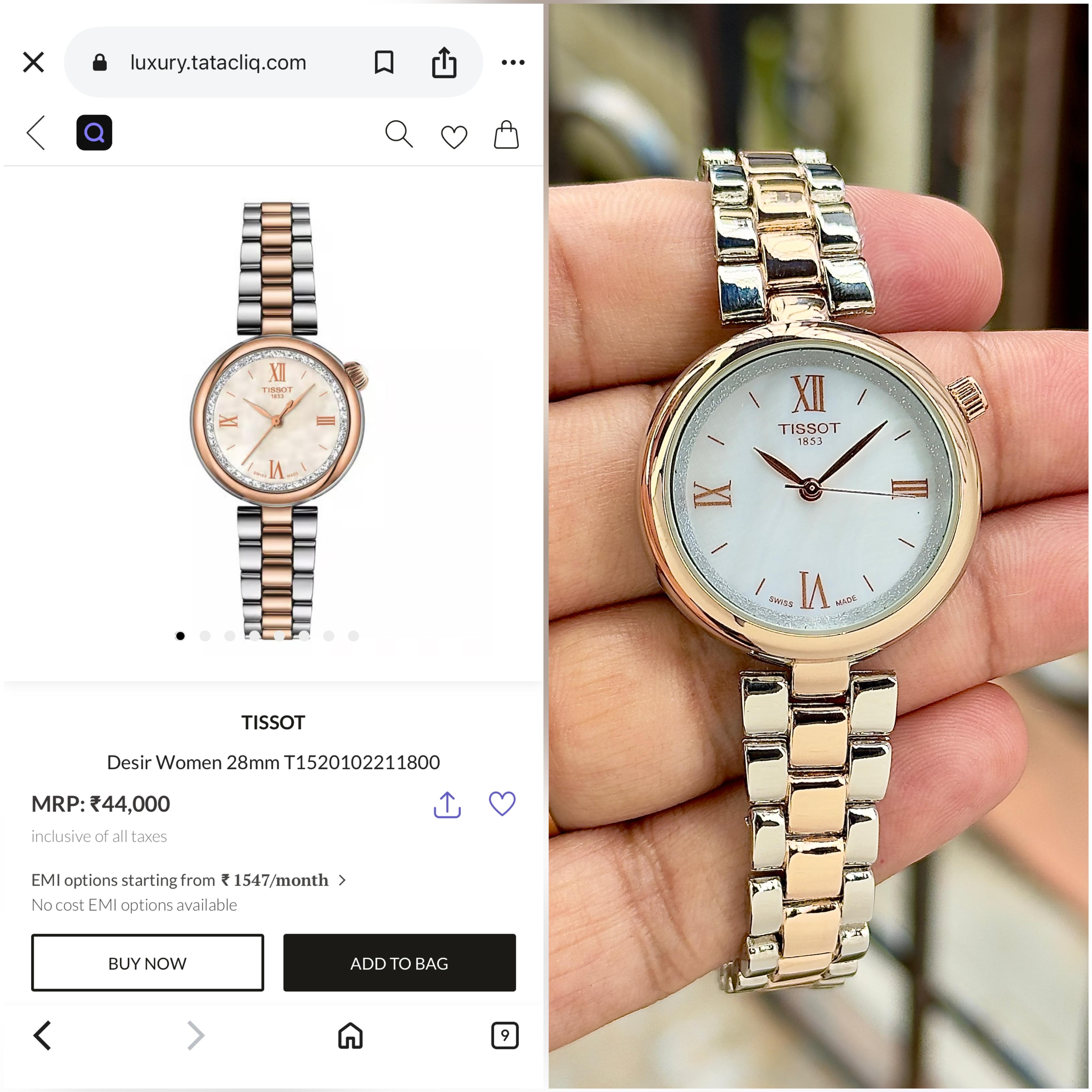 TISSOT DESIR WOMEN 28MM – SWISS ELEGANCE